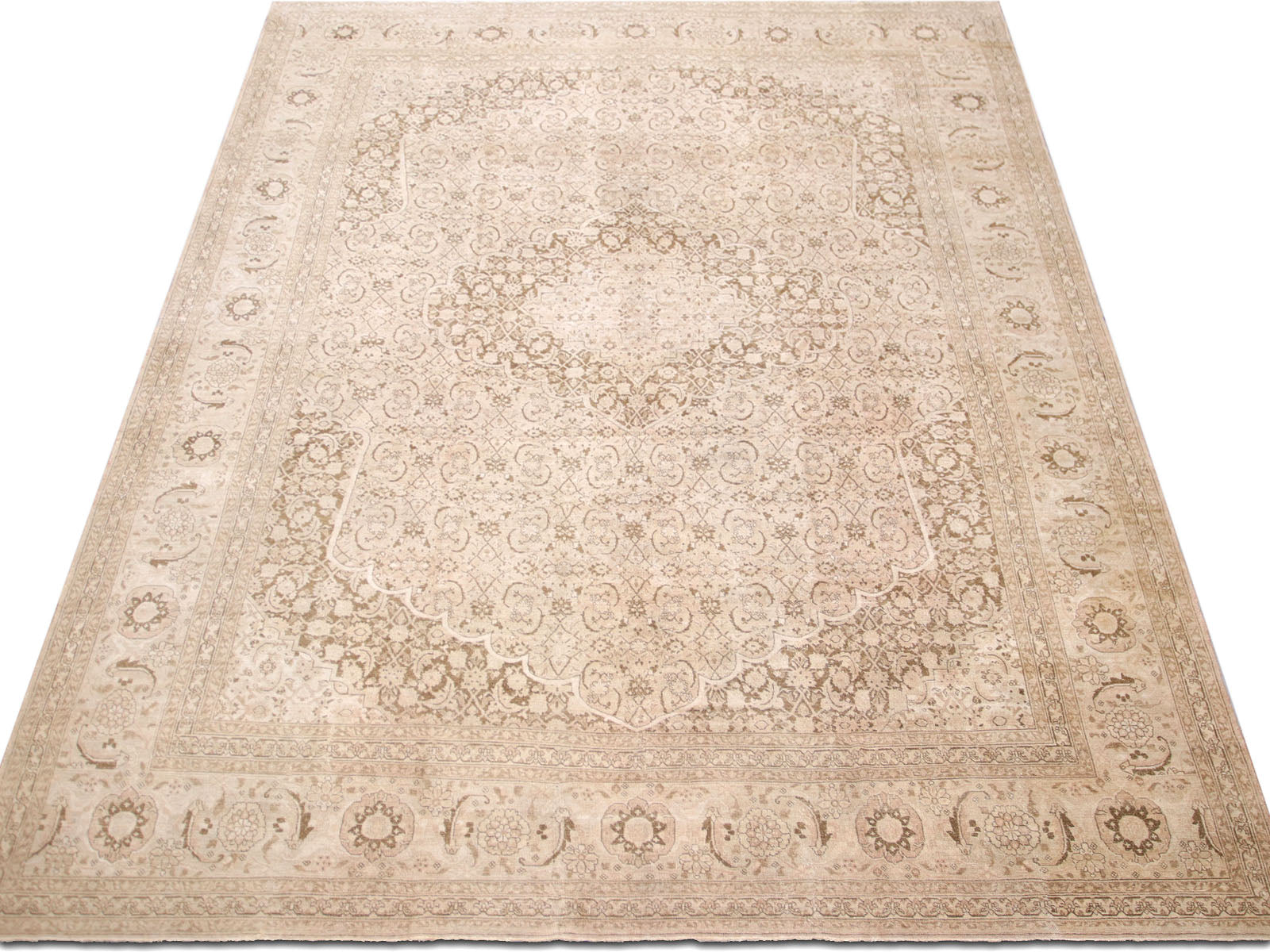 Antique Persian Tabriz Rug - 11' x 17'4" - 230095