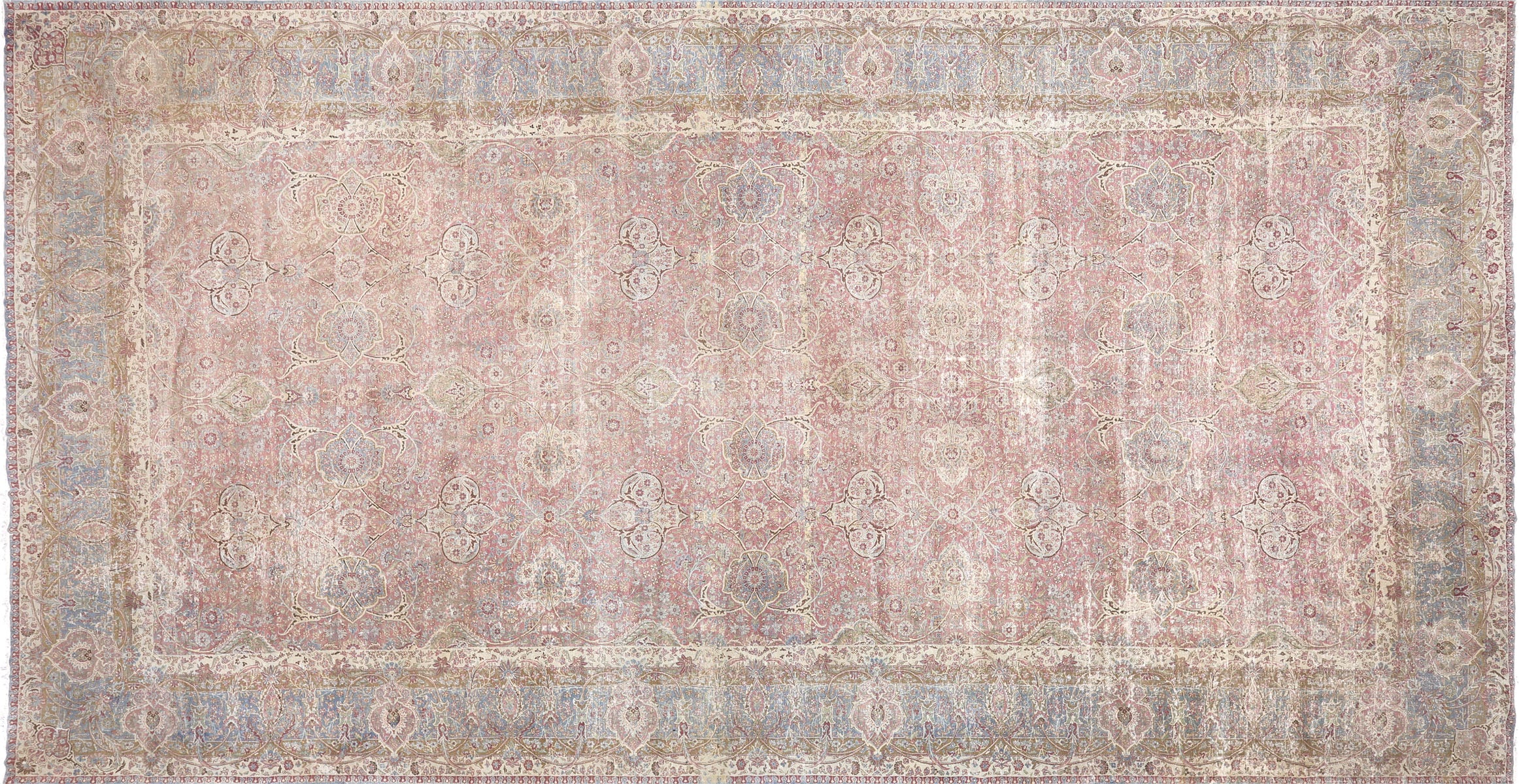 Antique Persian Kerman Rug - 12'7" x 24'1" - 230096