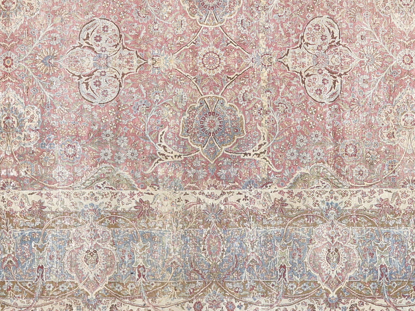Antique Persian Kerman Rug - 12'7" x 24'1" - 230096