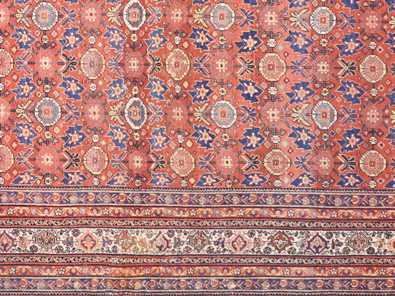 Antique Persian Mahal Rug - 13'7" x 18'10" - 230098