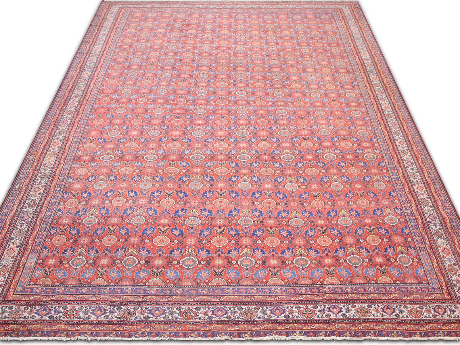 Antique Persian Mahal Rug - 13'7" x 18'10" - 230098
