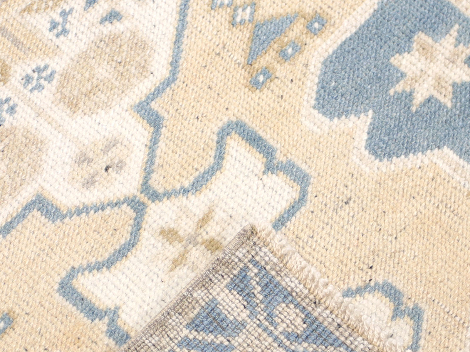 Vintage Turkish Oushak Yastic - 1'10" x 3'7"