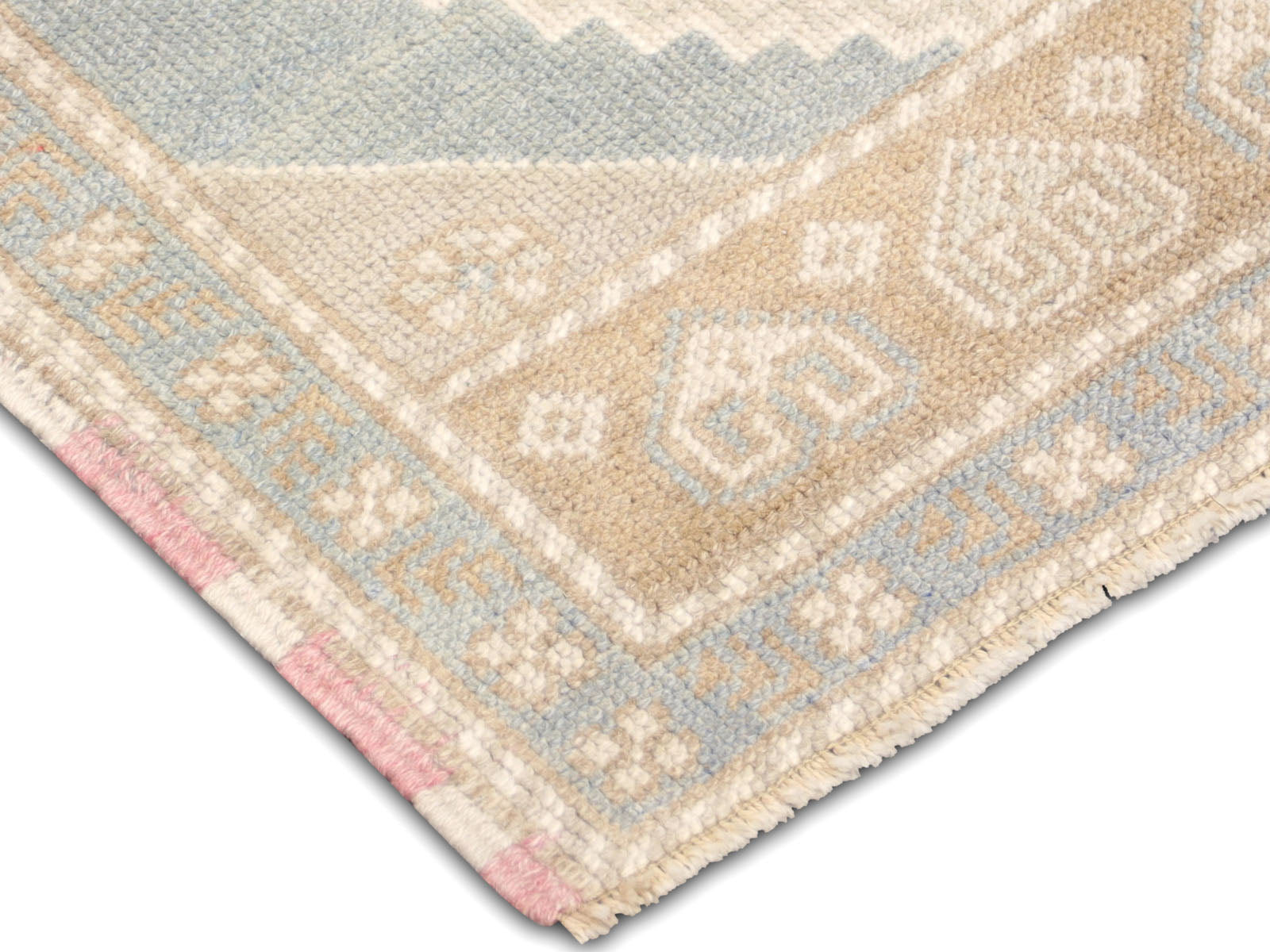 Vintage Turkish Oushak Yastic - 1'11 x 4'