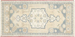 Vintage Turkish Oushak Rug - 1'10" x 3'7"