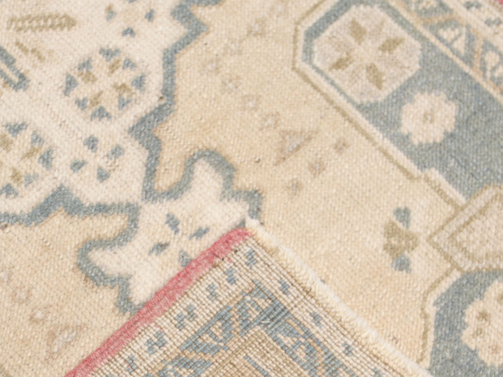 Vintage Turkish Oushak Yastic - 1'10" x 3'7"