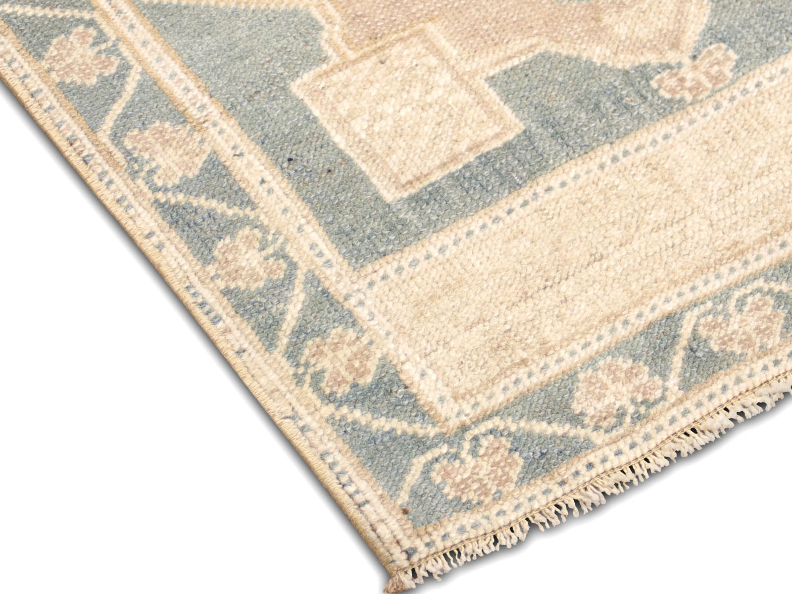 Vintage Turkish Oushak Yastic - 1'10" x 3'6"