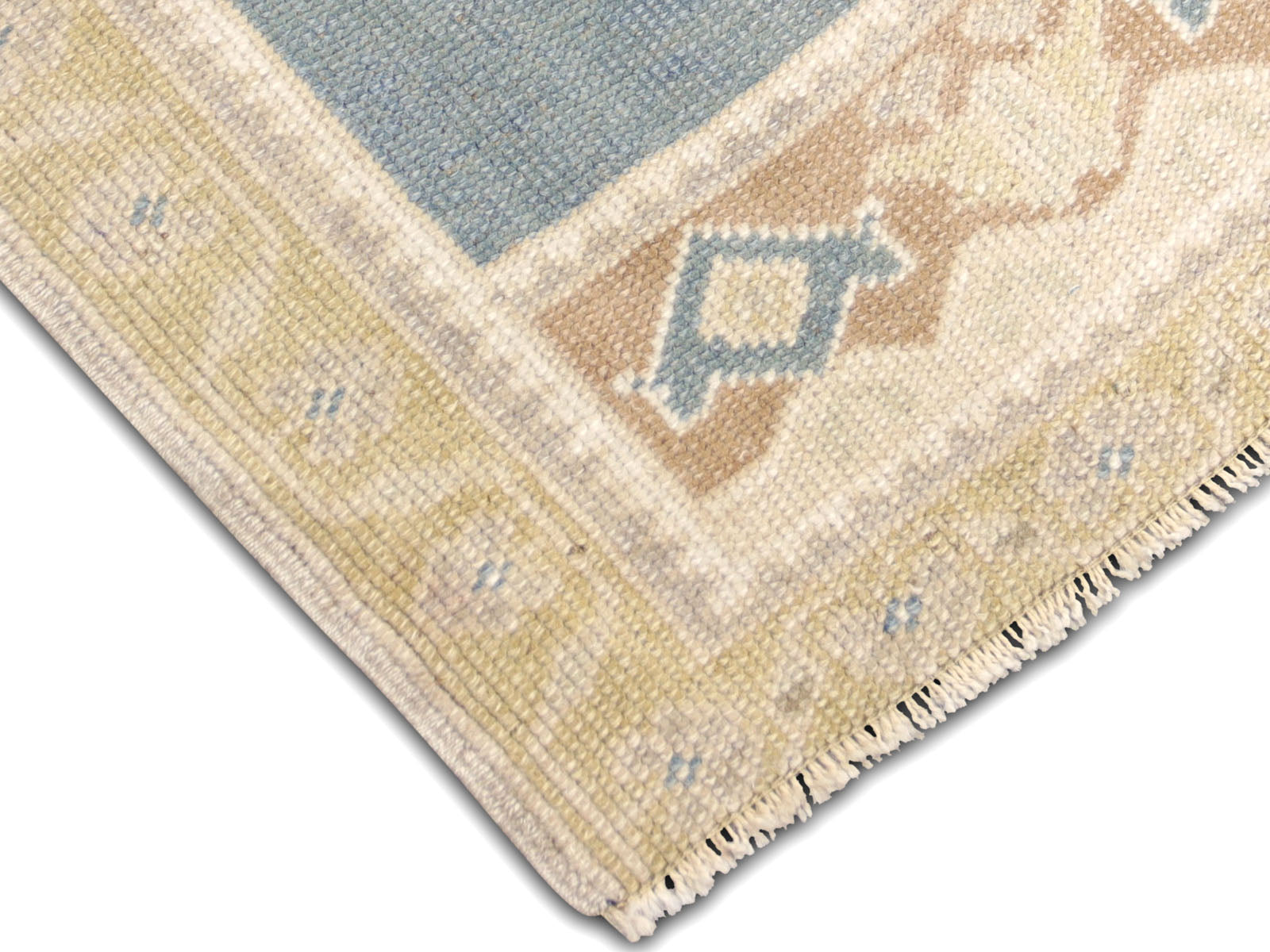 Vintage Turkish Oushak Yastic - 1'11" x 3'8"