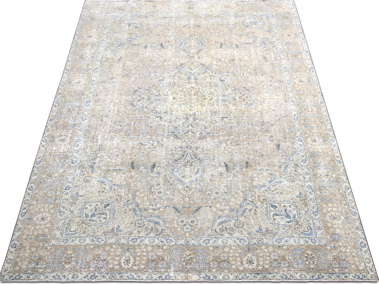 Semi Antique Persian Tabriz Rug - 8'6" x 12'