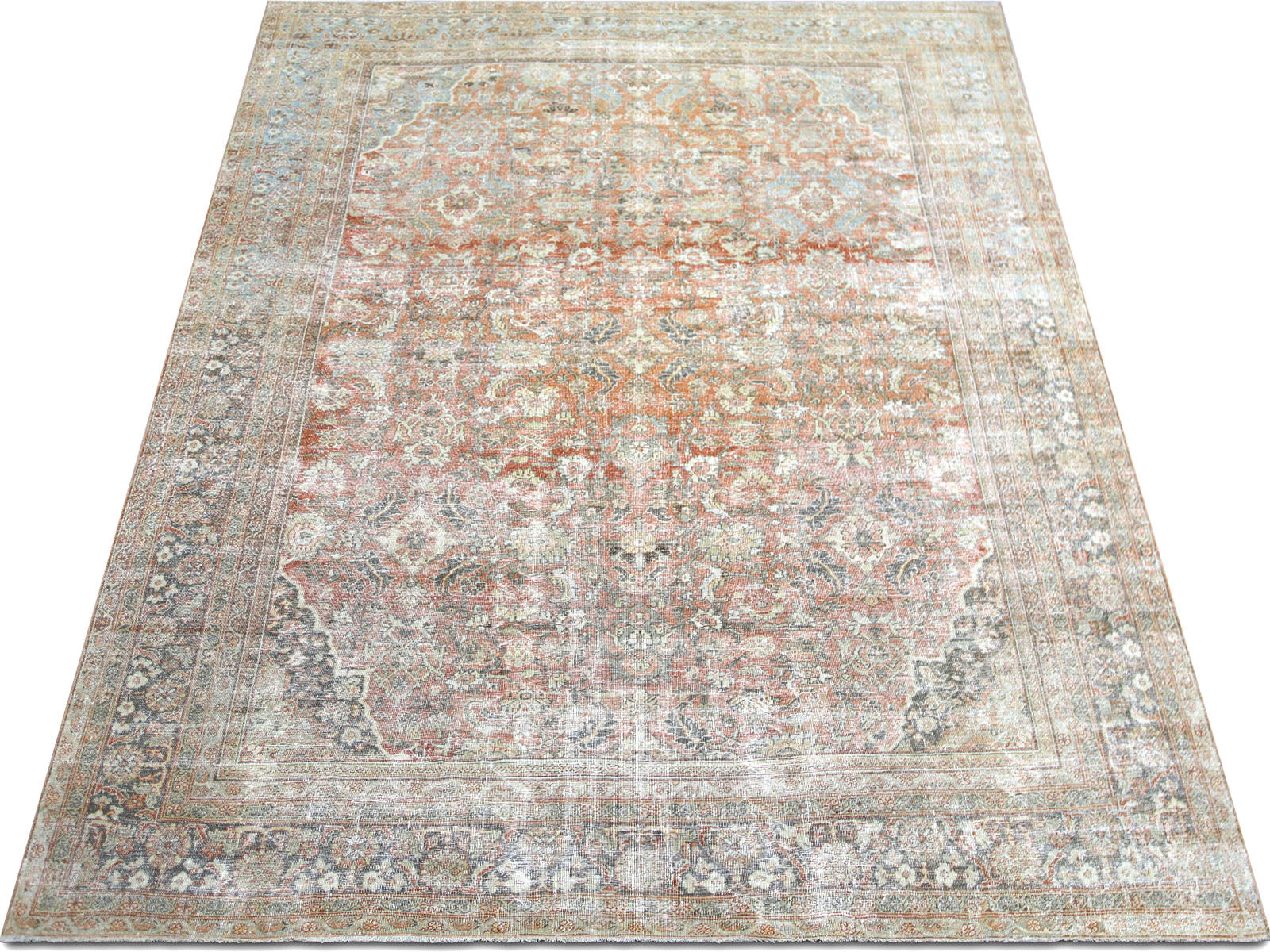 Antique Persian Mahal Rug - 9'6" x 12'9"