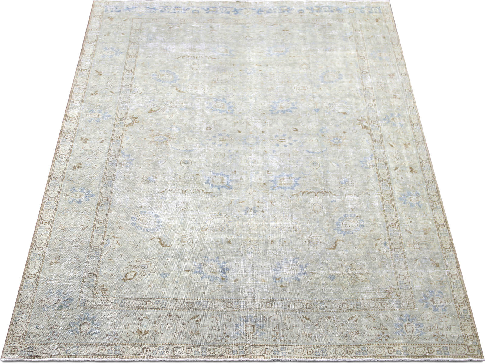 Semi Antique Persian Tabriz Rug - 6'8" x 9'9"