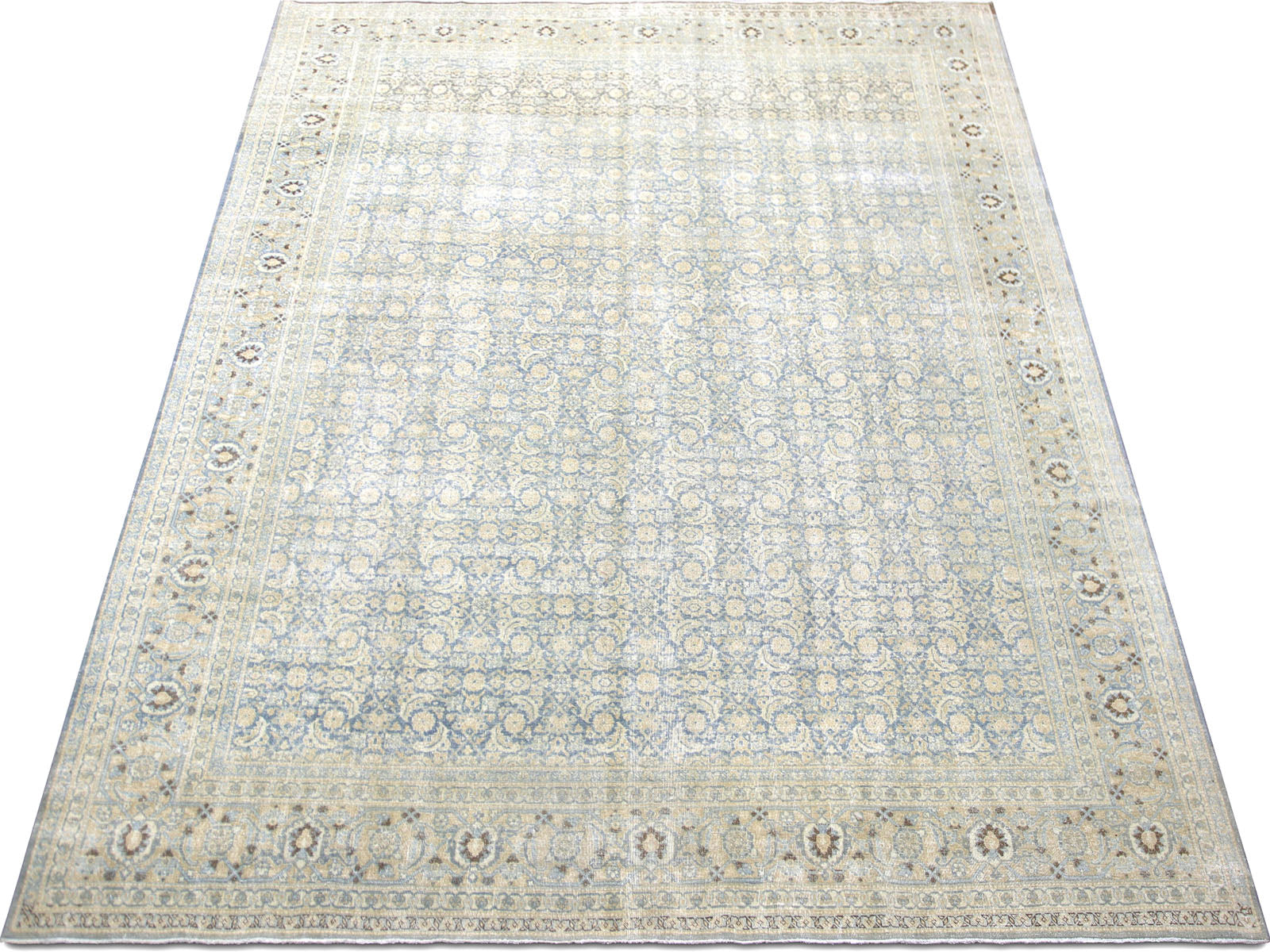 Antique Persian Tabriz Rug - 9'7" x 12'7"