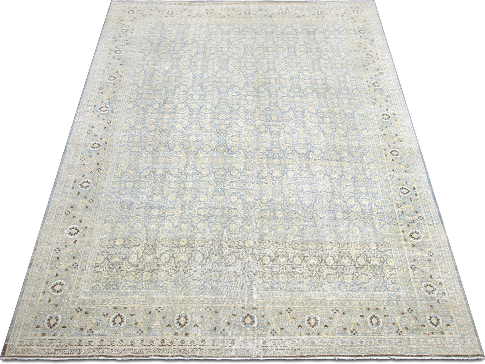 Antique Persian Tabriz Rug - 9'7" x 12'7"