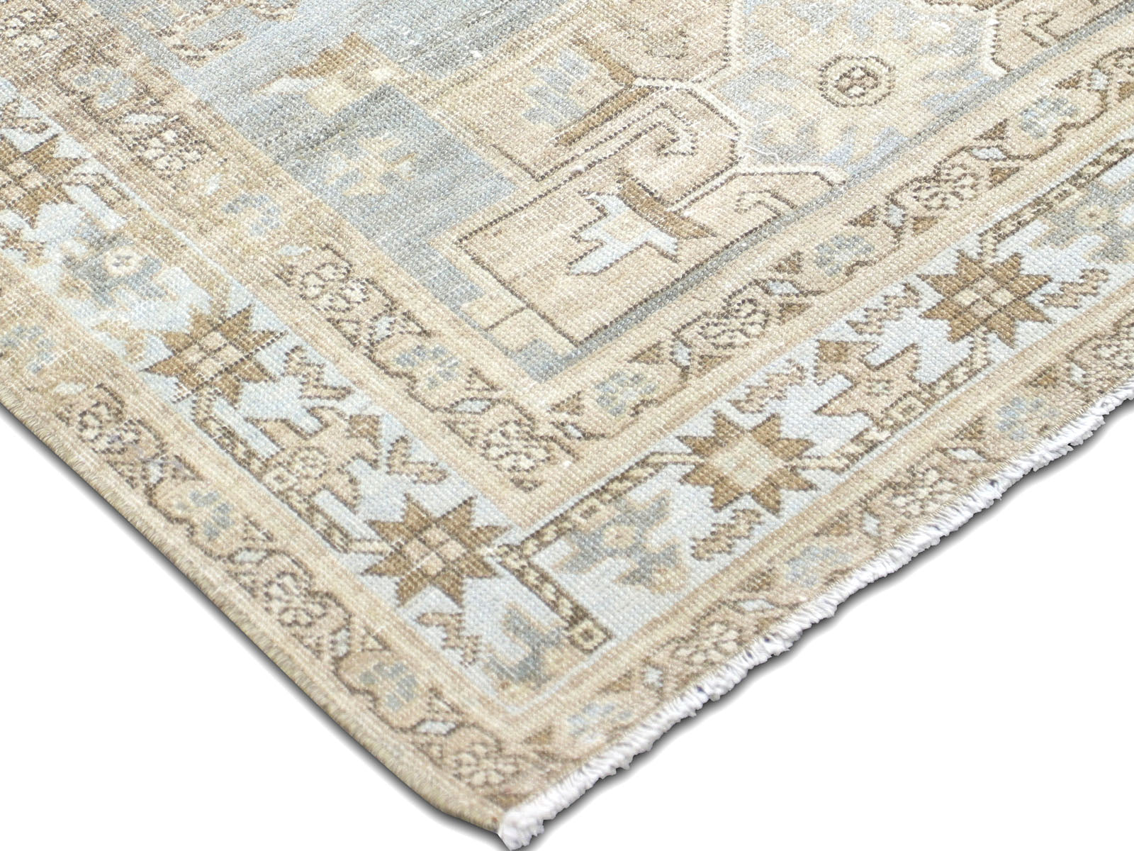Semi Antique Persian Heriz Runner - 2'8" x 14'8"