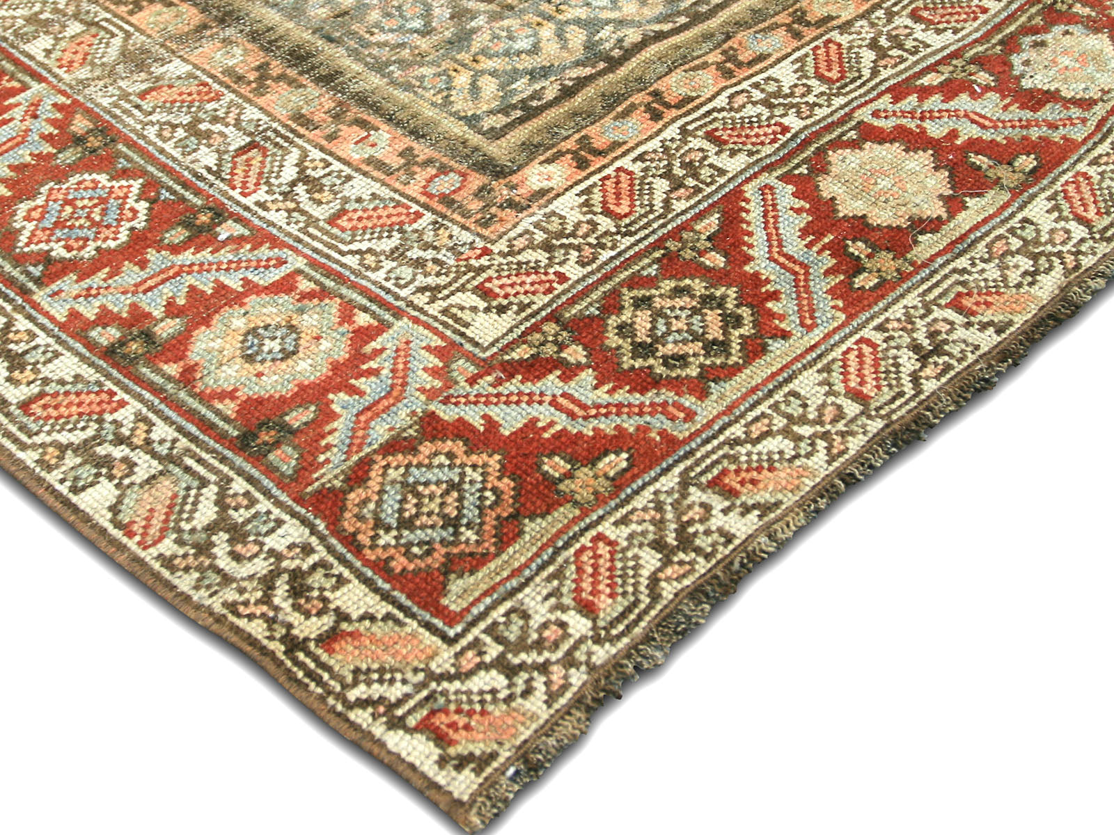 Semi Antique Persian Melayer Rug - 5'11" x 9'2"