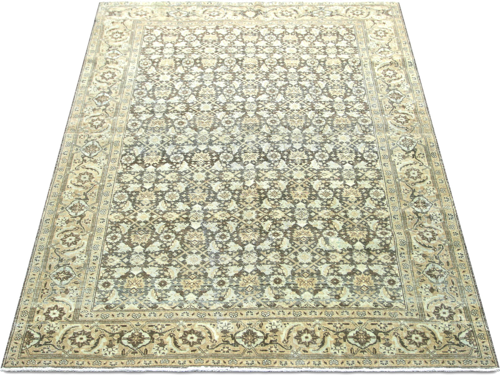 Antique Persian Tabriz Rug - 4'6" x 6'5"