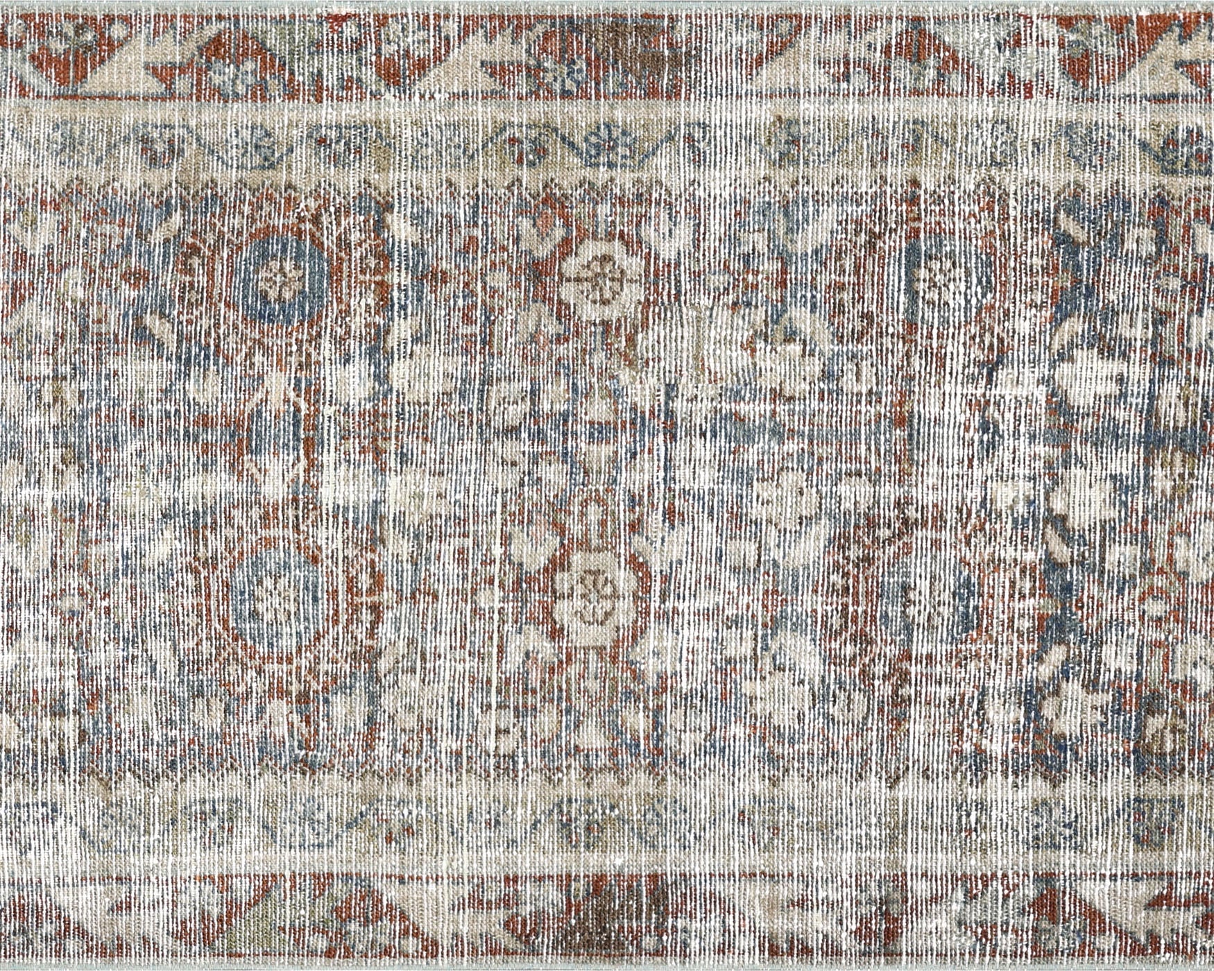 Semi Antique Persian Melayer Runner - 3' x 12'1"