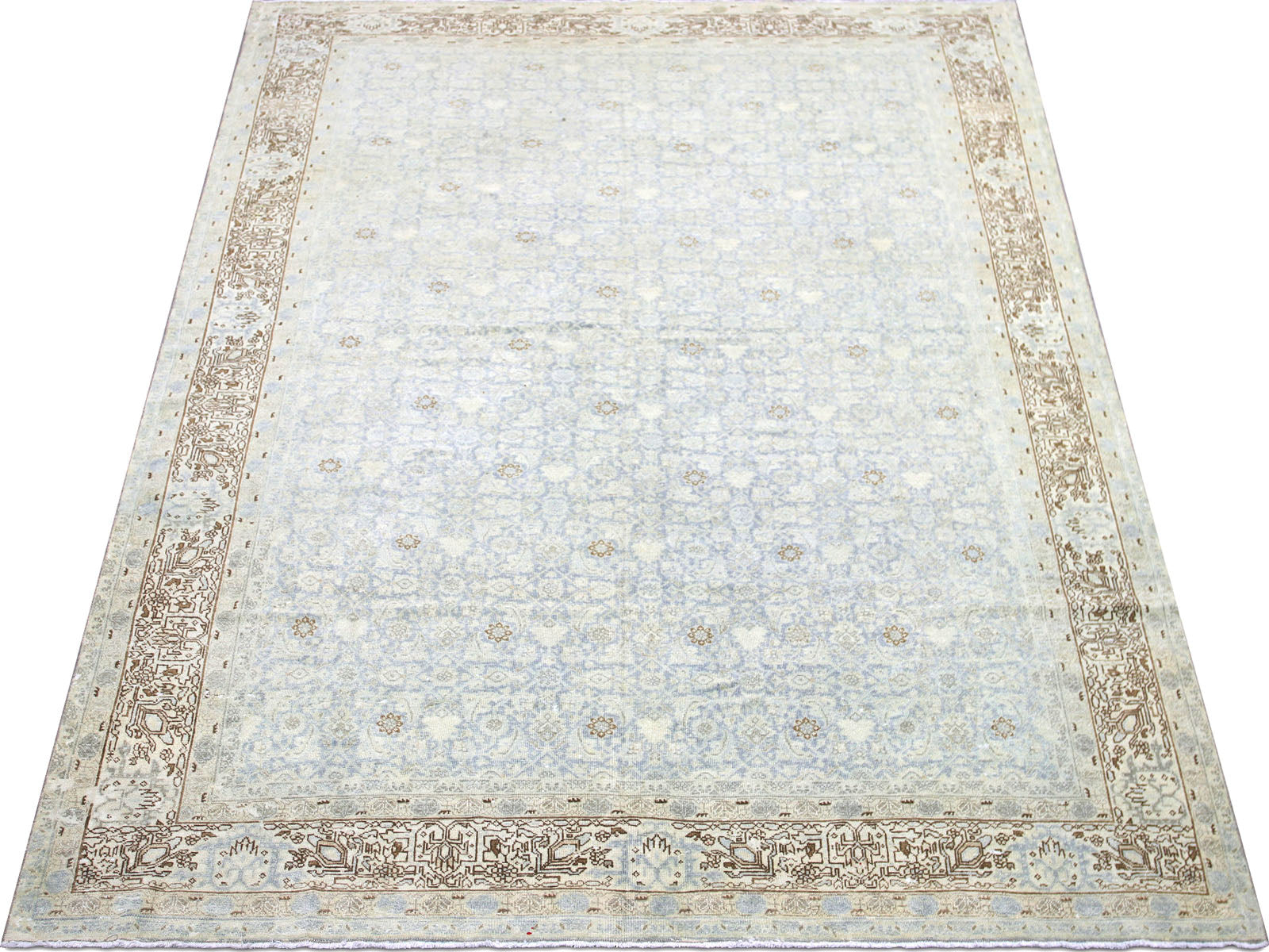 Antique Persian Tabriz Rug - 7'5" x 10'9"