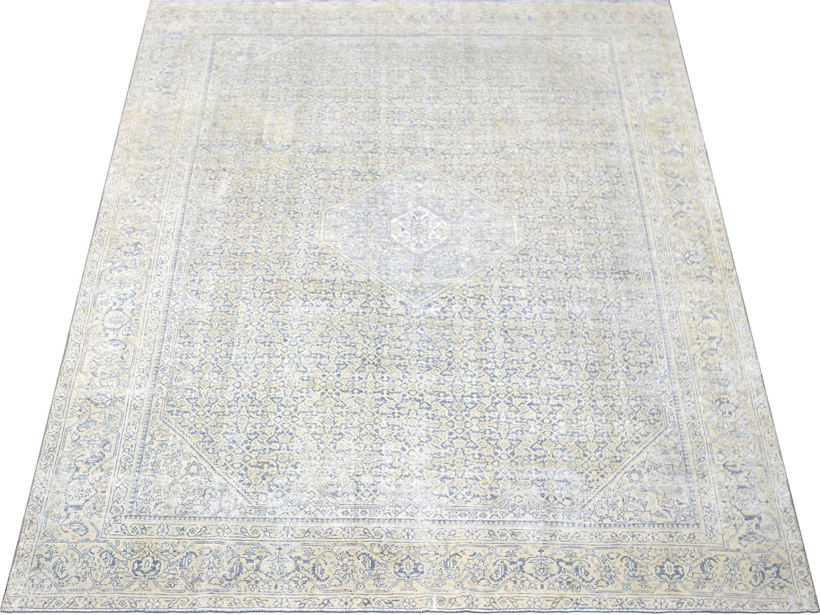 Antique Persian Tabriz Rug - 6'8" x 9'7"