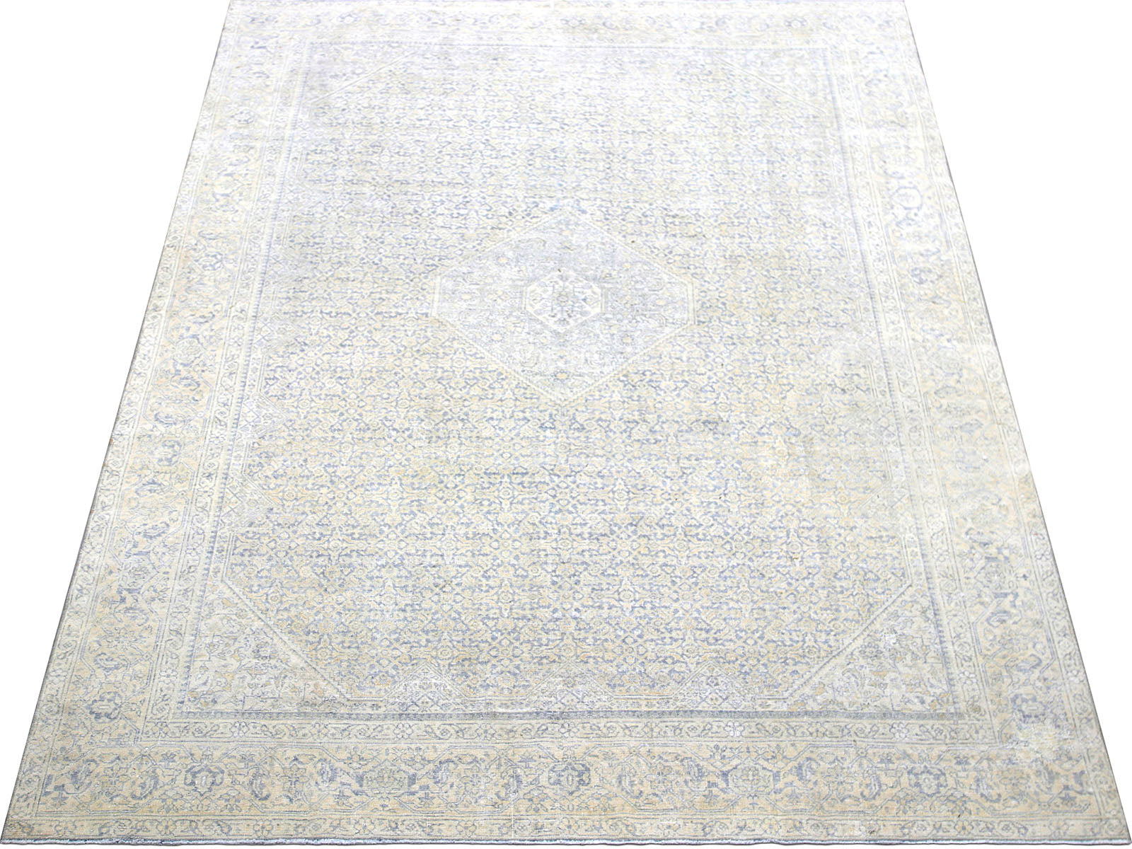 Antique Persian Tabriz Rug - 6'8" x 9'7"