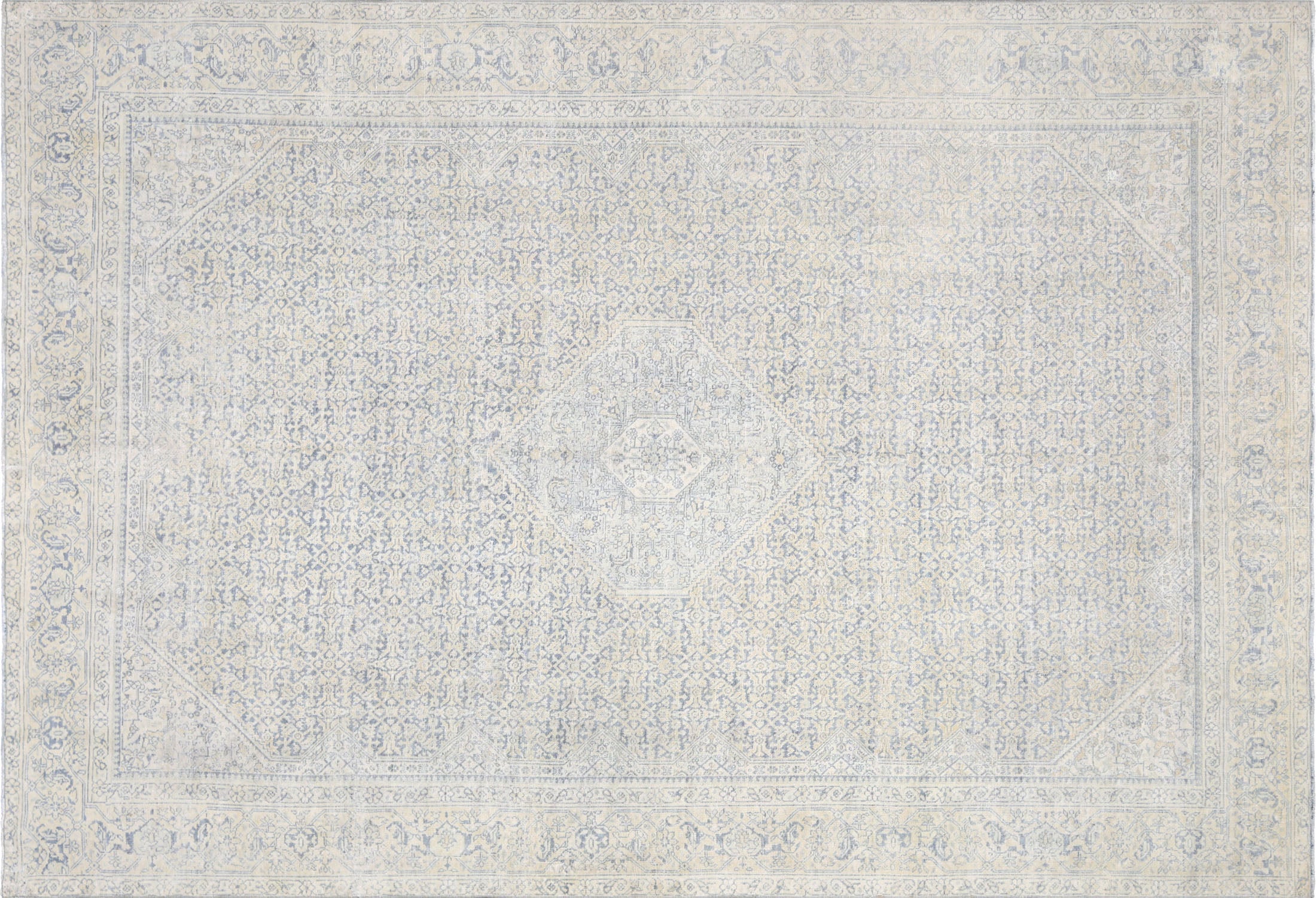 Antique Persian Tabriz Rug - 6'8" x 9'7" - 230186