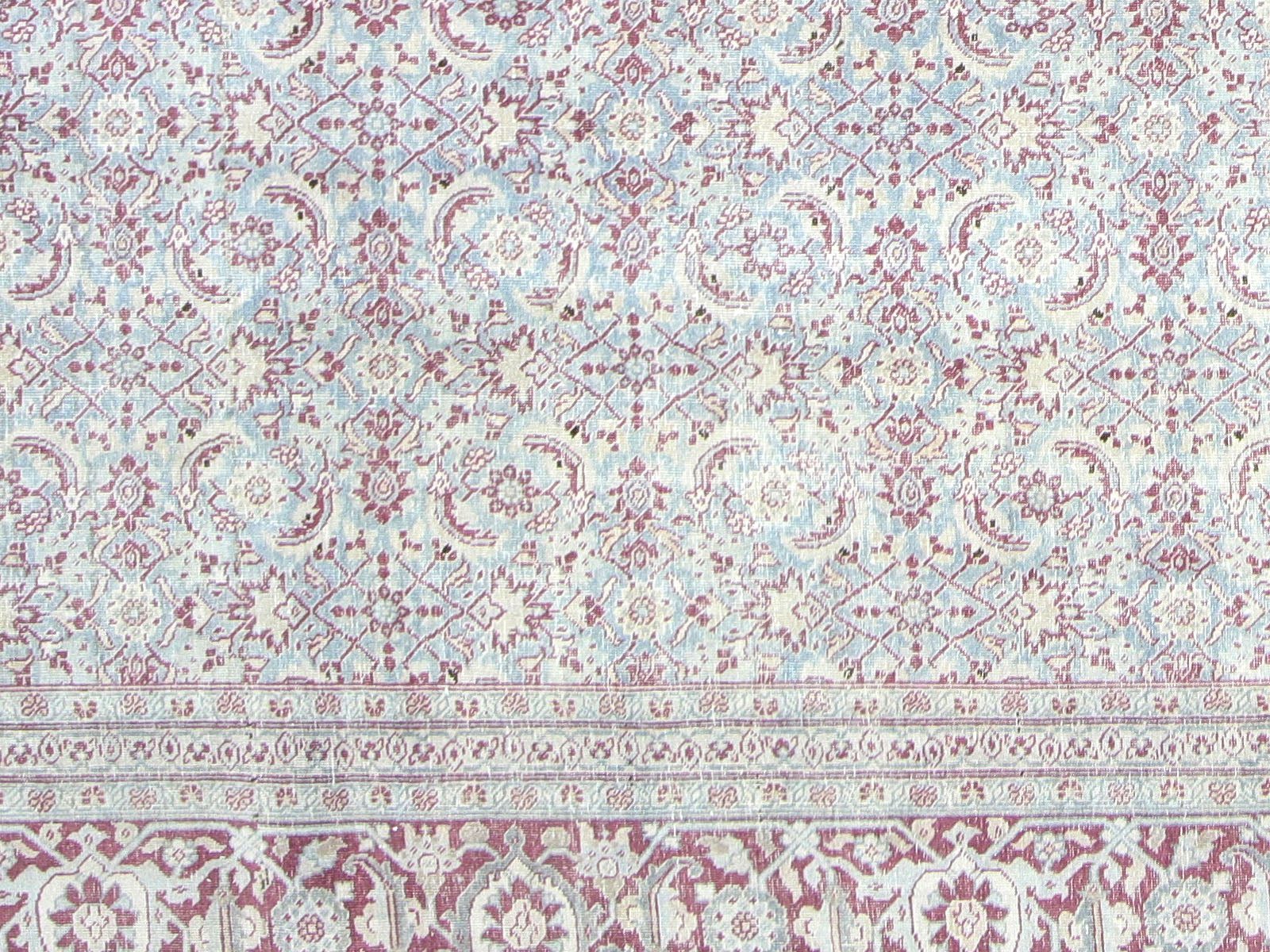 Semi Antique Persian Tabriz Rug - 10' x 14'7"