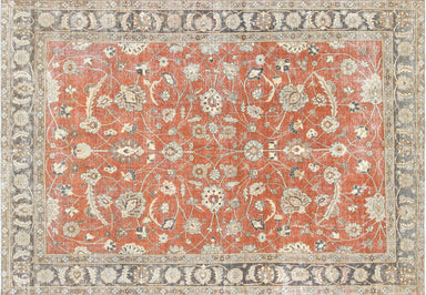 Antique Persian Tabriz Rug - 7'3" x 10'4"