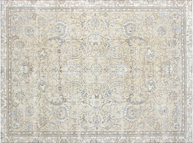 Semi Antique Persian Tabriz Rug - 8'11" x 11'1"