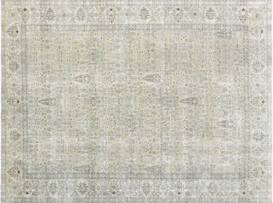 Semi Antique Persian Tabriz Rug - 7'3" x 9'6"