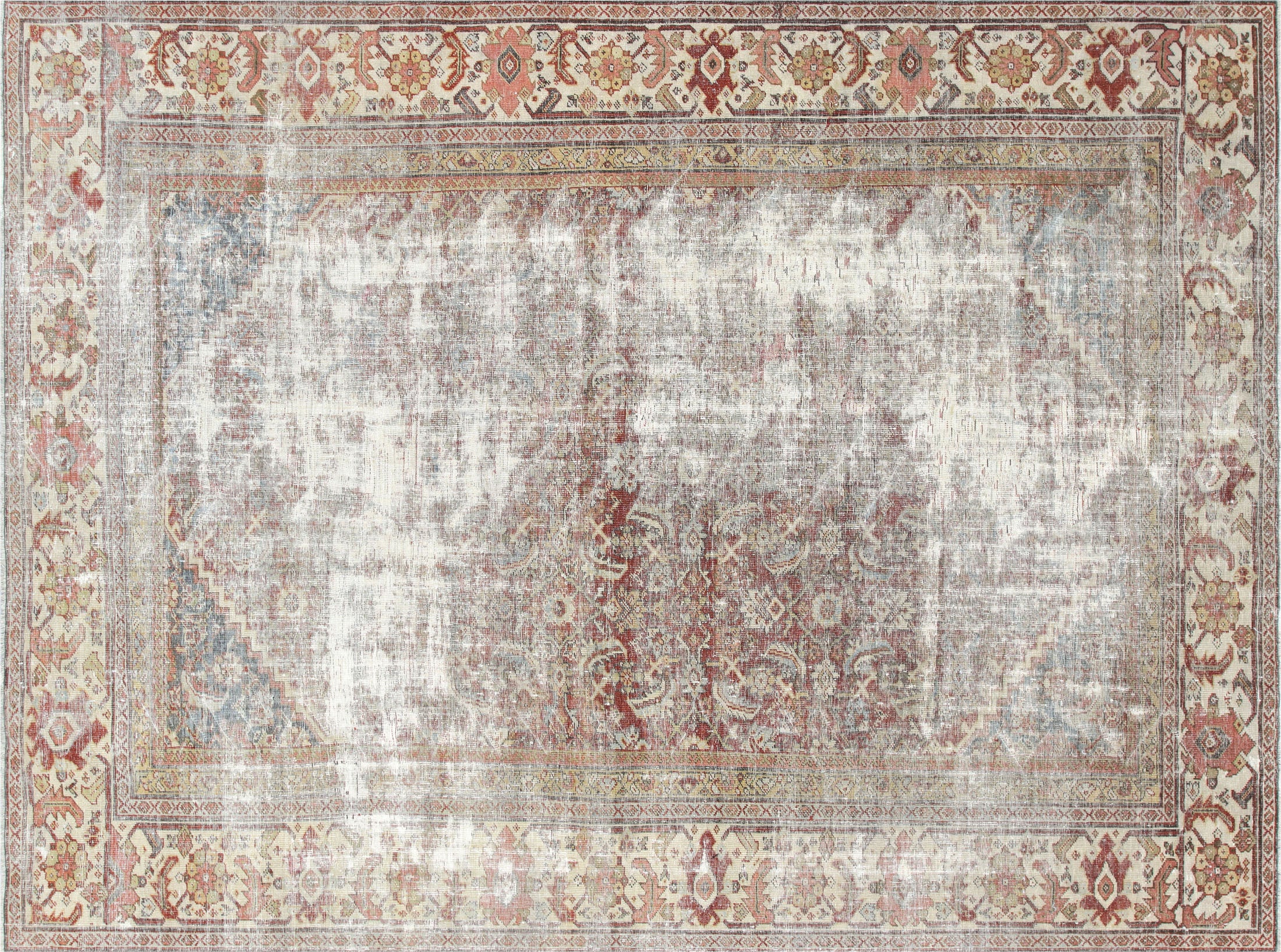 Antique Persian Mahal Rug - 8'4" x 11'6"