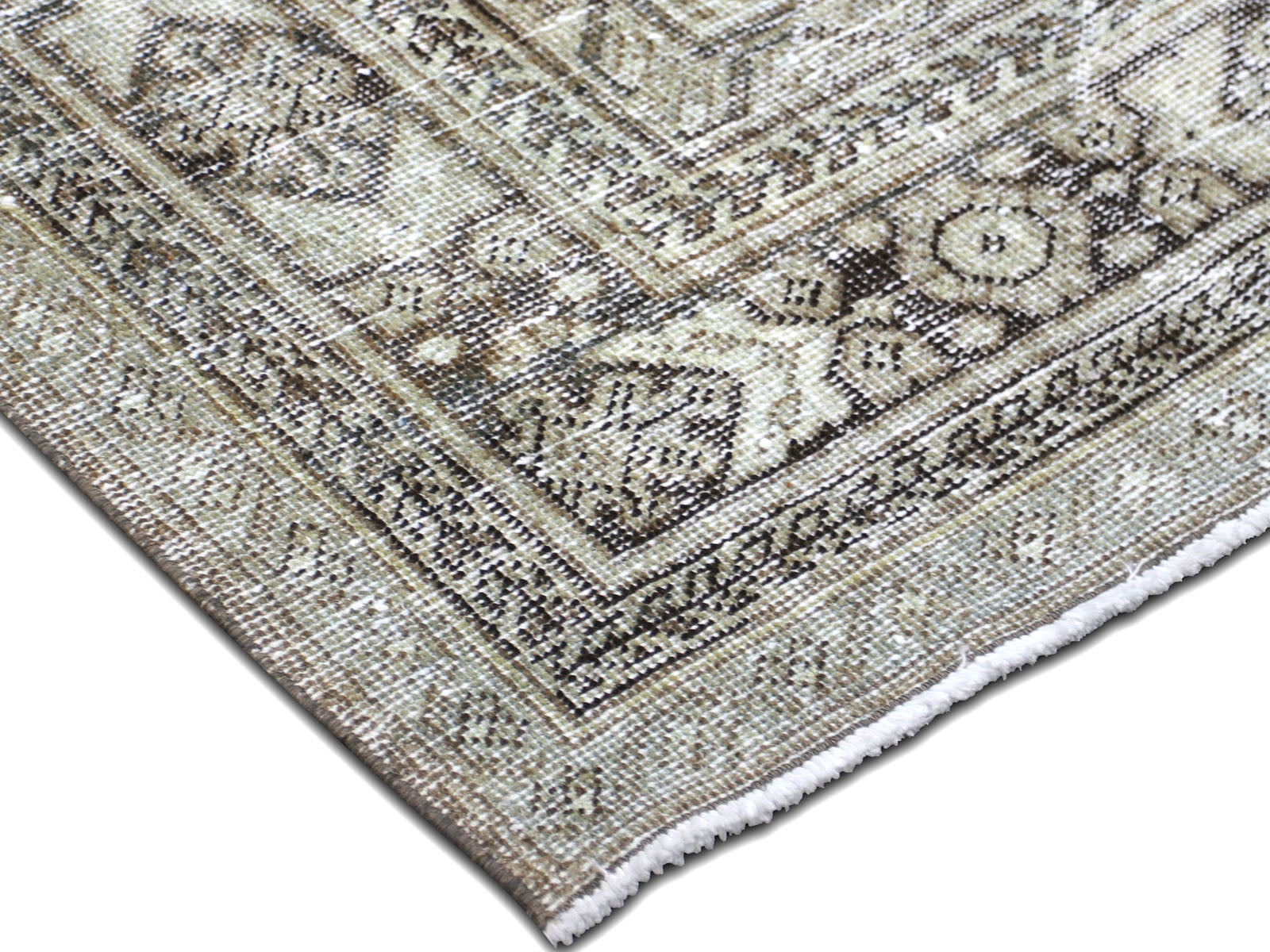 Semi Antique Persian Mahal Rug - 7'7" x 10'9"