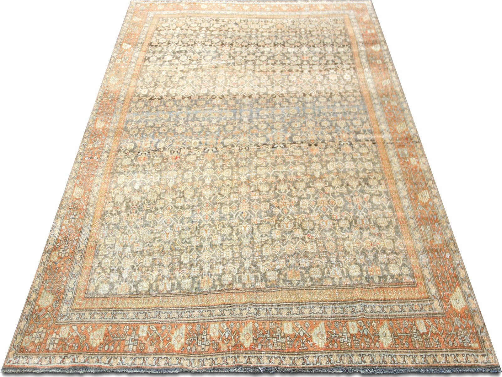 Antique Persian Bidjar Rug - 6'10" x 10'