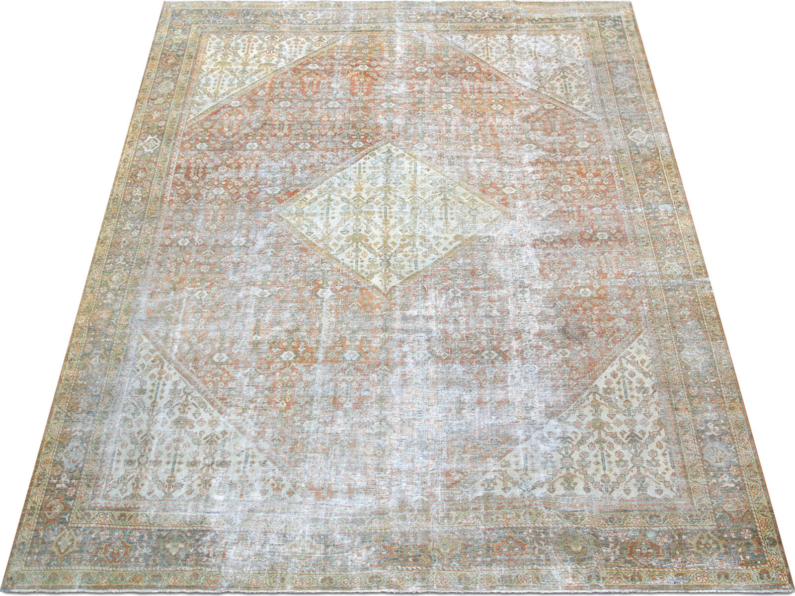 Antique Persian Mahal Rug - 8'6" x 11'7"