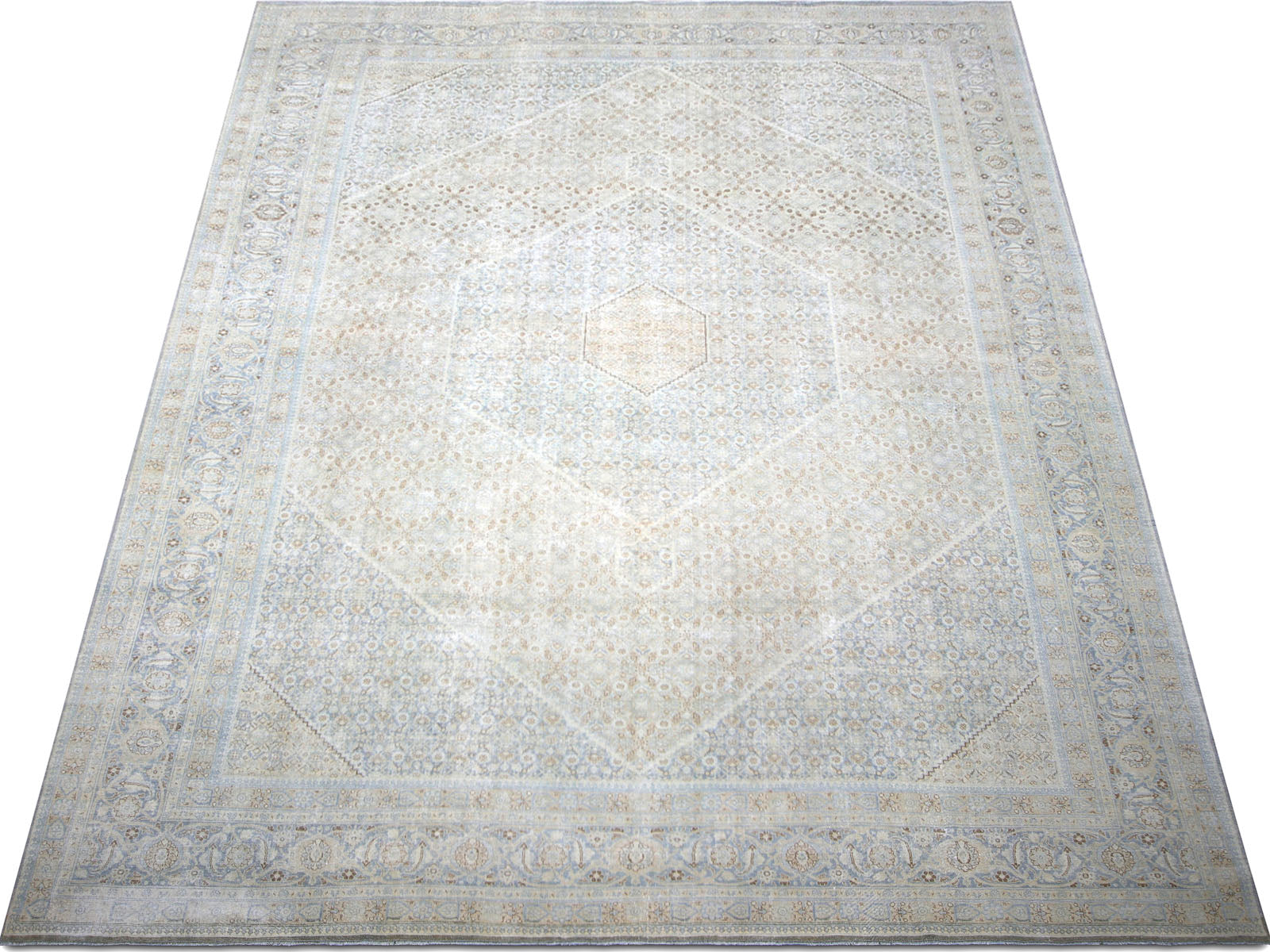 Semi Antique Persian Tabriz Rug - 11'2" x 15'10"