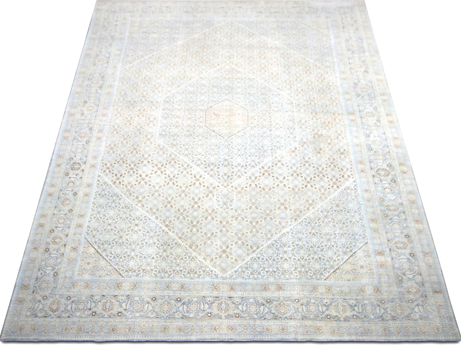 Semi Antique Persian Tabriz Rug - 11'2" x 15'10"