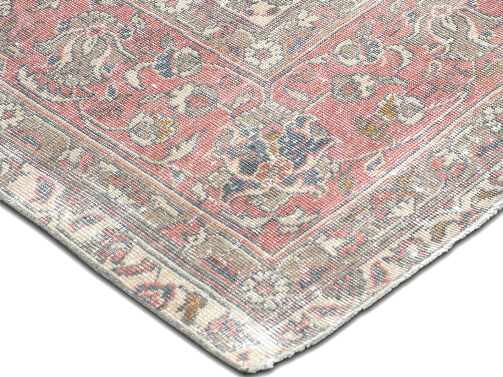Semi Antique Turkish Oushak Rug - 9'8" x 13'5"