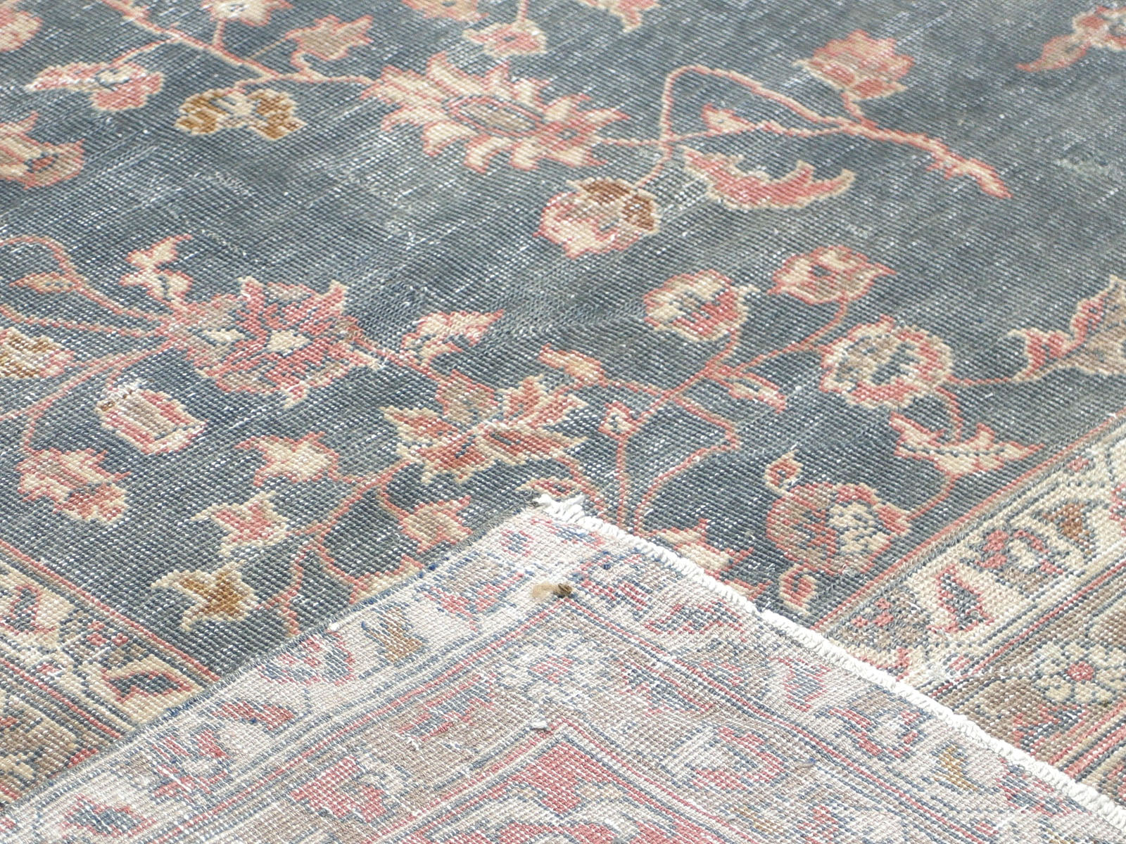 Semi Antique Turkish Oushak Rug - 9'8" x 13'5"