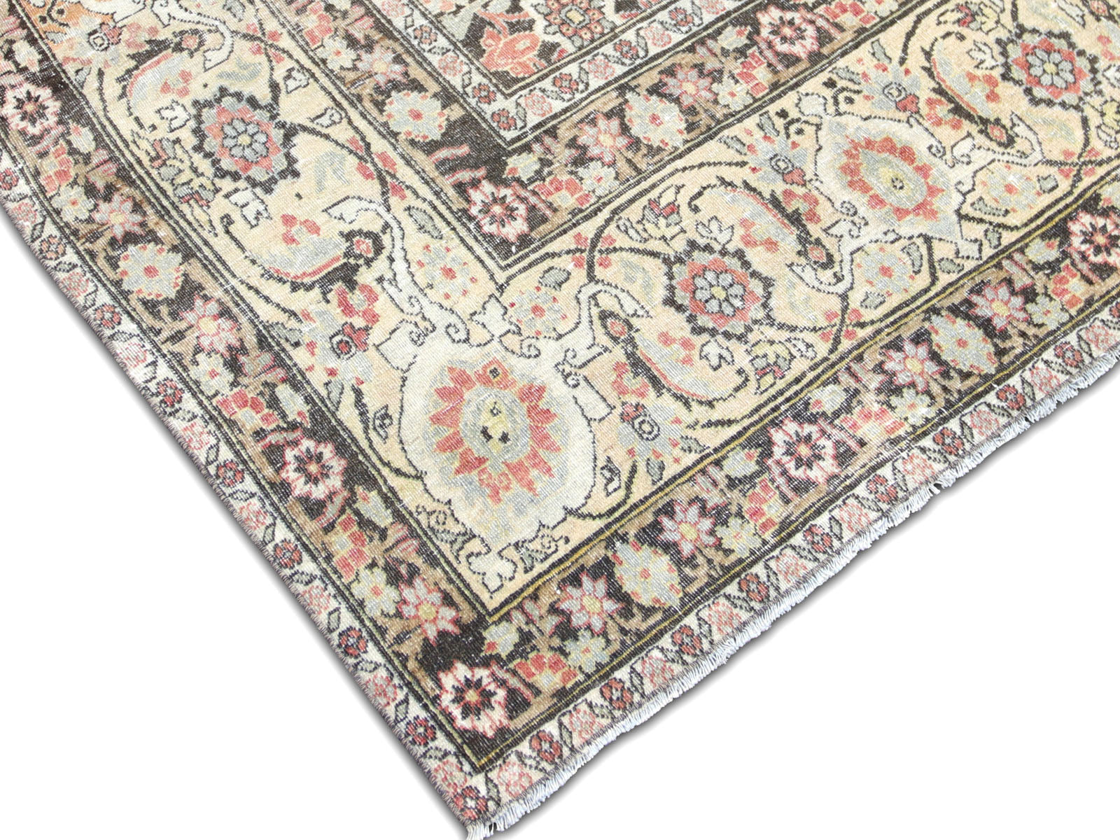 Antique Persian Yazd Rug - 10'1" x 14'1"