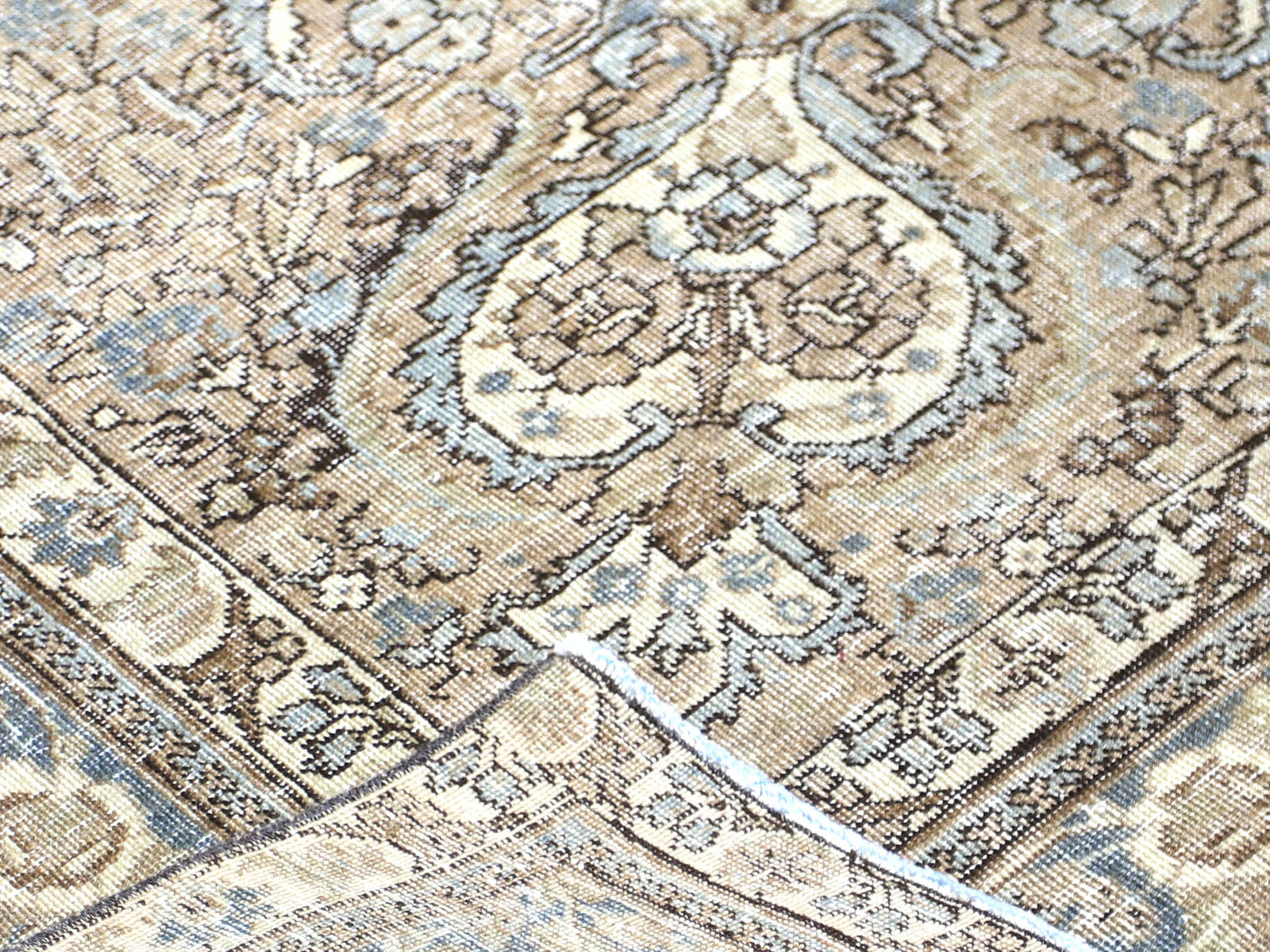 Semi Antique Persian Tabriz Rug - 7'10" x 11'8"