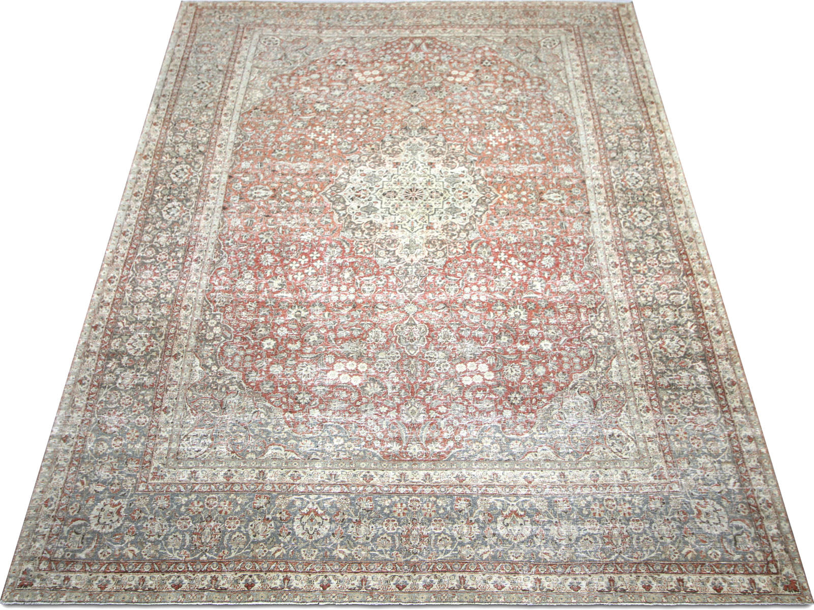 Semi Antique Persian Kashan Rug - 10' x 15'6"