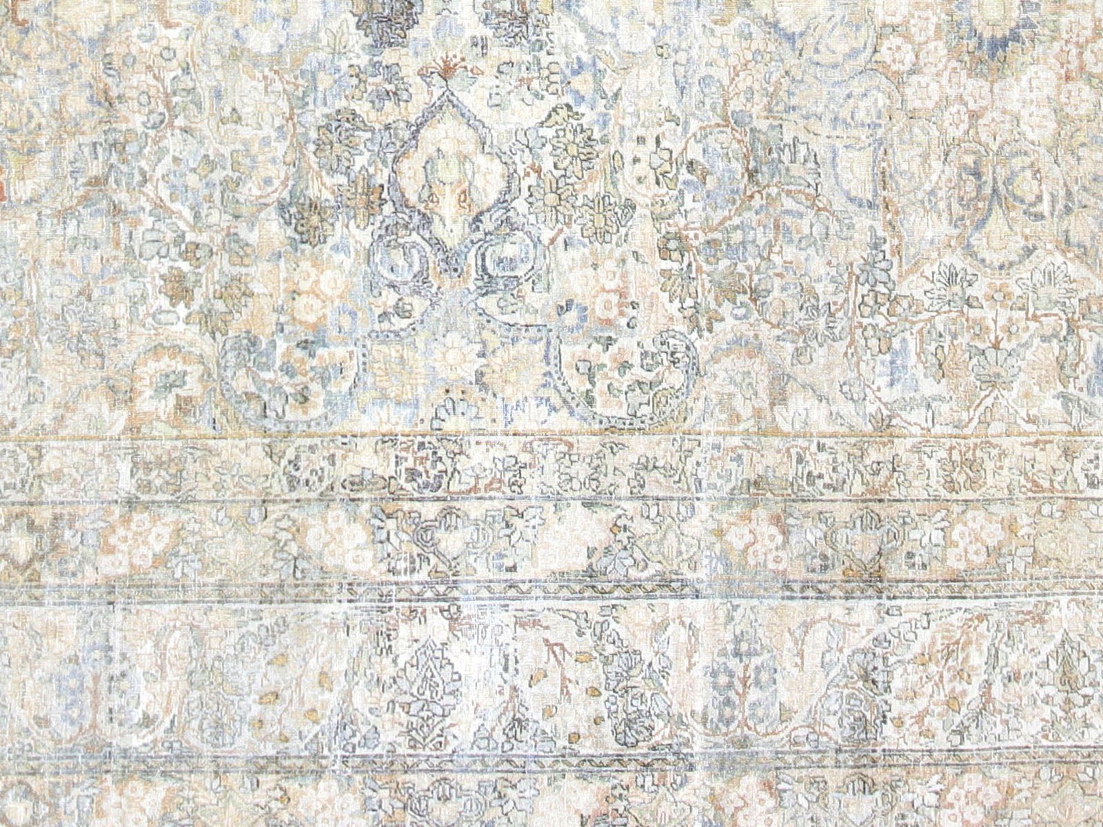 Semi Antique Persian Kerman Rug - 9' x 11'4"