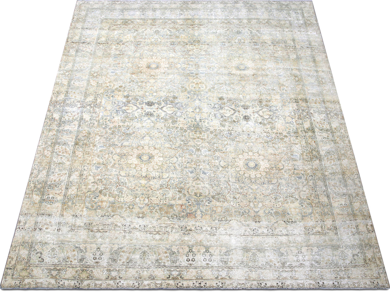 Semi Antique Persian Kerman Rug - 9' x 11'4"