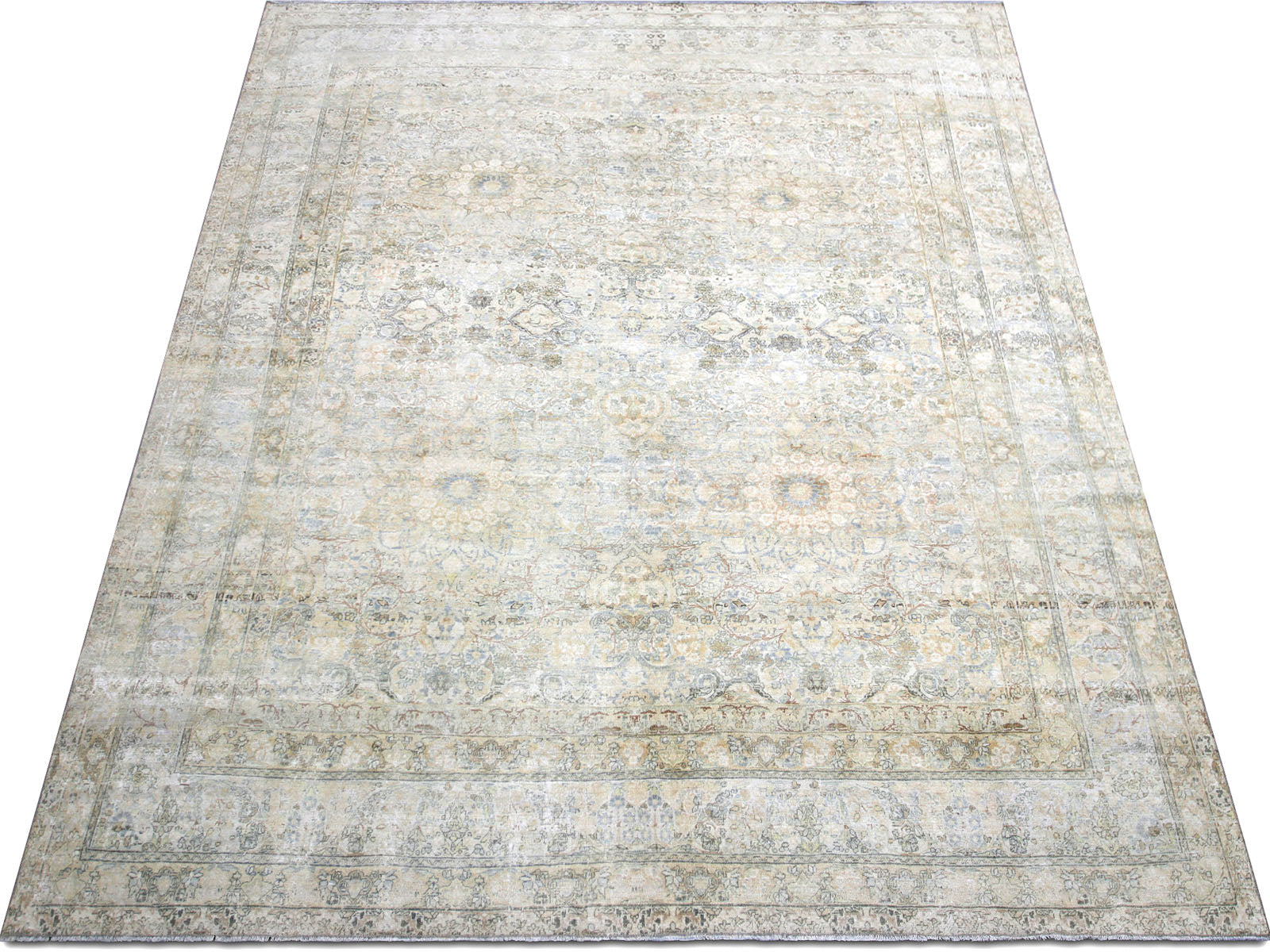 Semi Antique Persian Kerman Rug - 9' x 11'4"