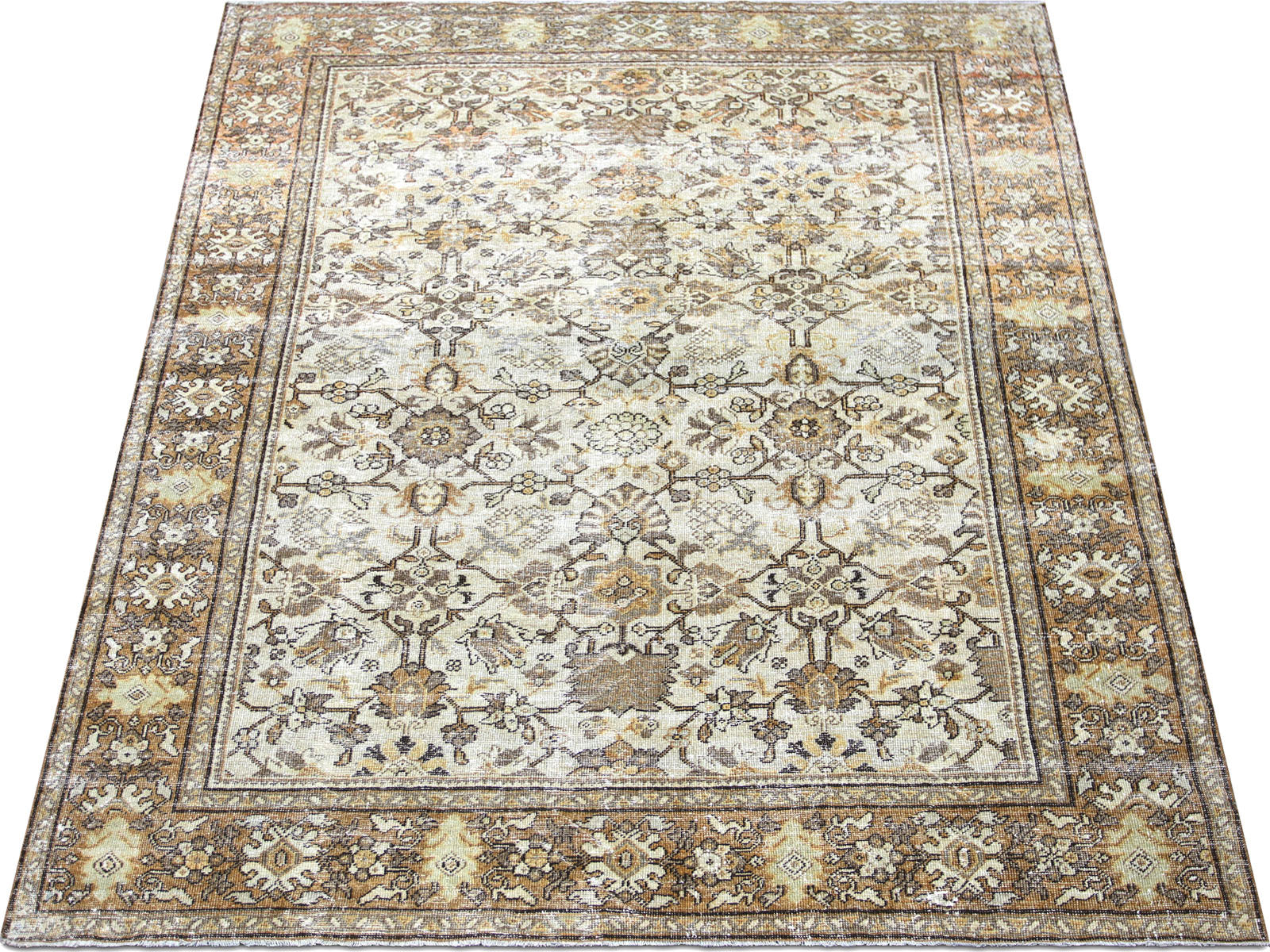 Antique Persian Mahal Rug - 7'6" x 10'