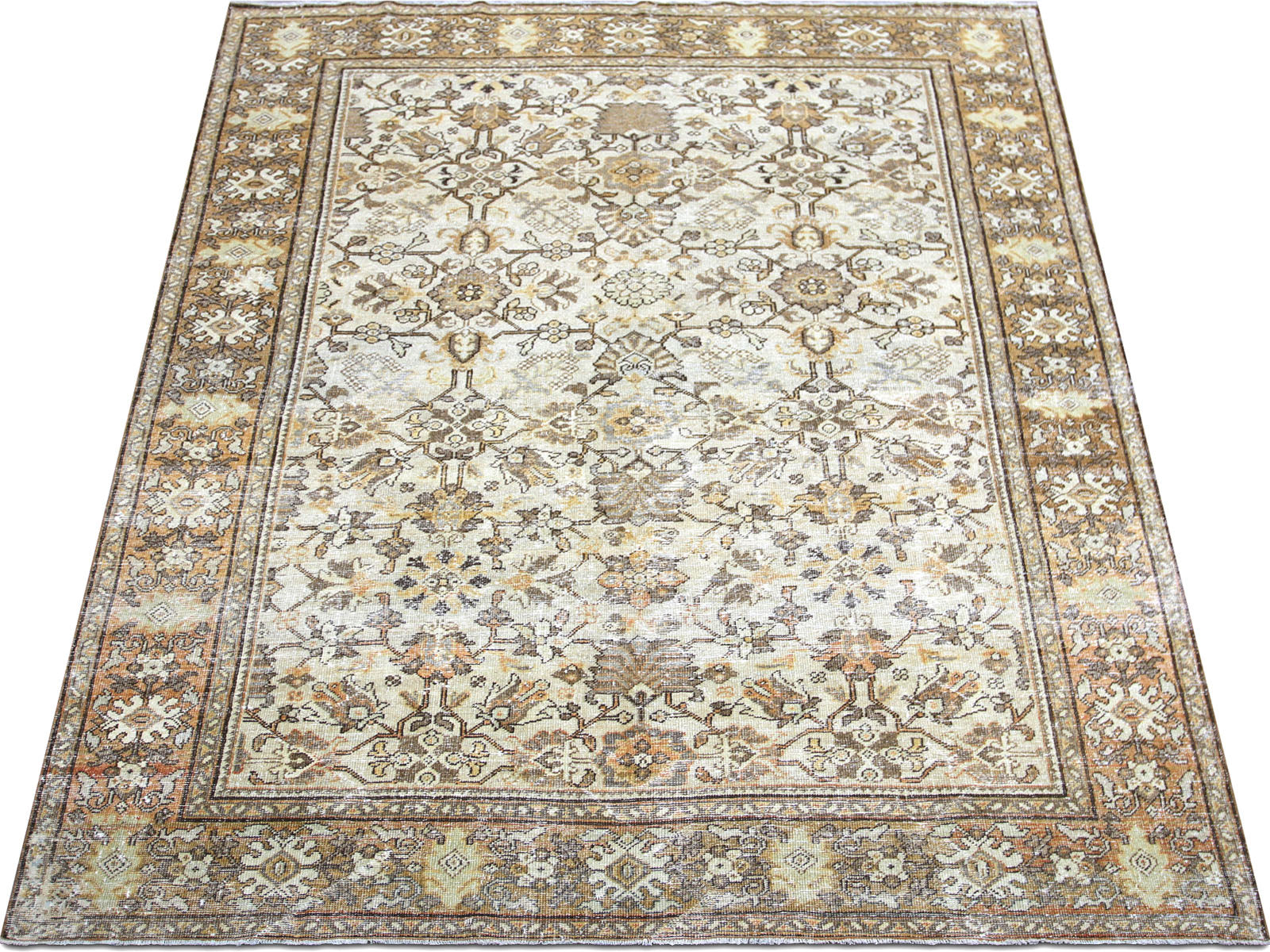 Antique Persian Mahal Rug - 7'6" x 10'