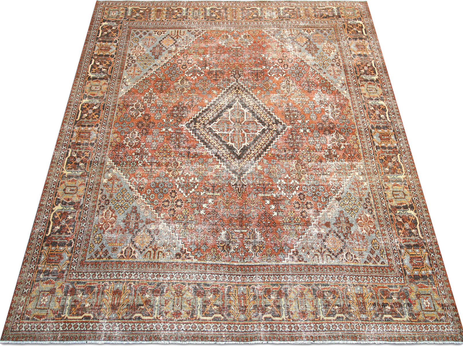 Antique Persian Joshagan Rug - 9'2" x 11'8"