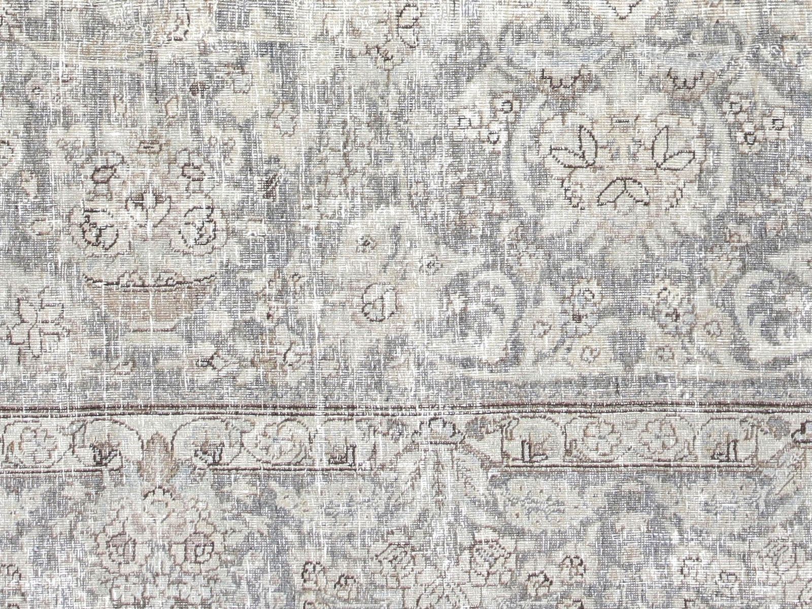 Semi Antique Persian Tabriz Rug - 7'5" x 10'8"