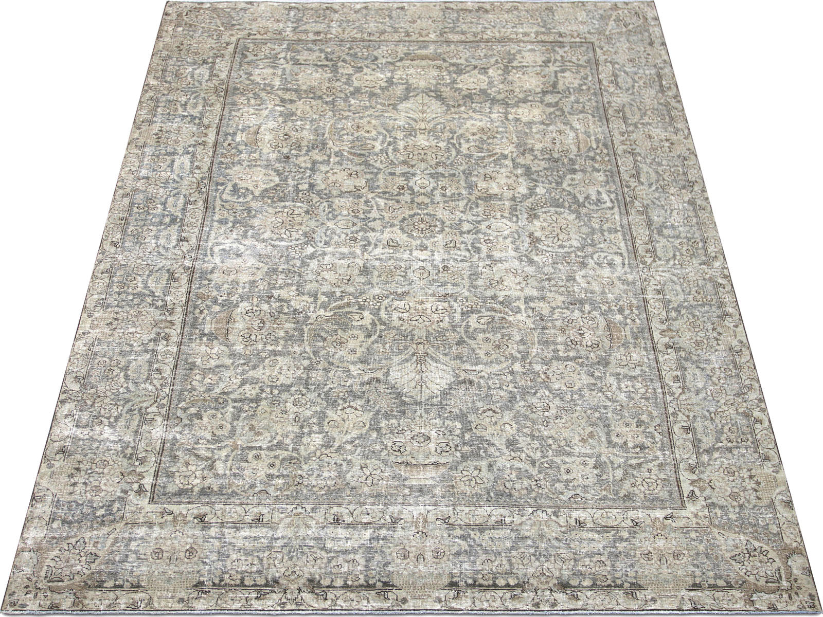 Semi Antique Persian Tabriz Rug - 7'5" x 10'8"