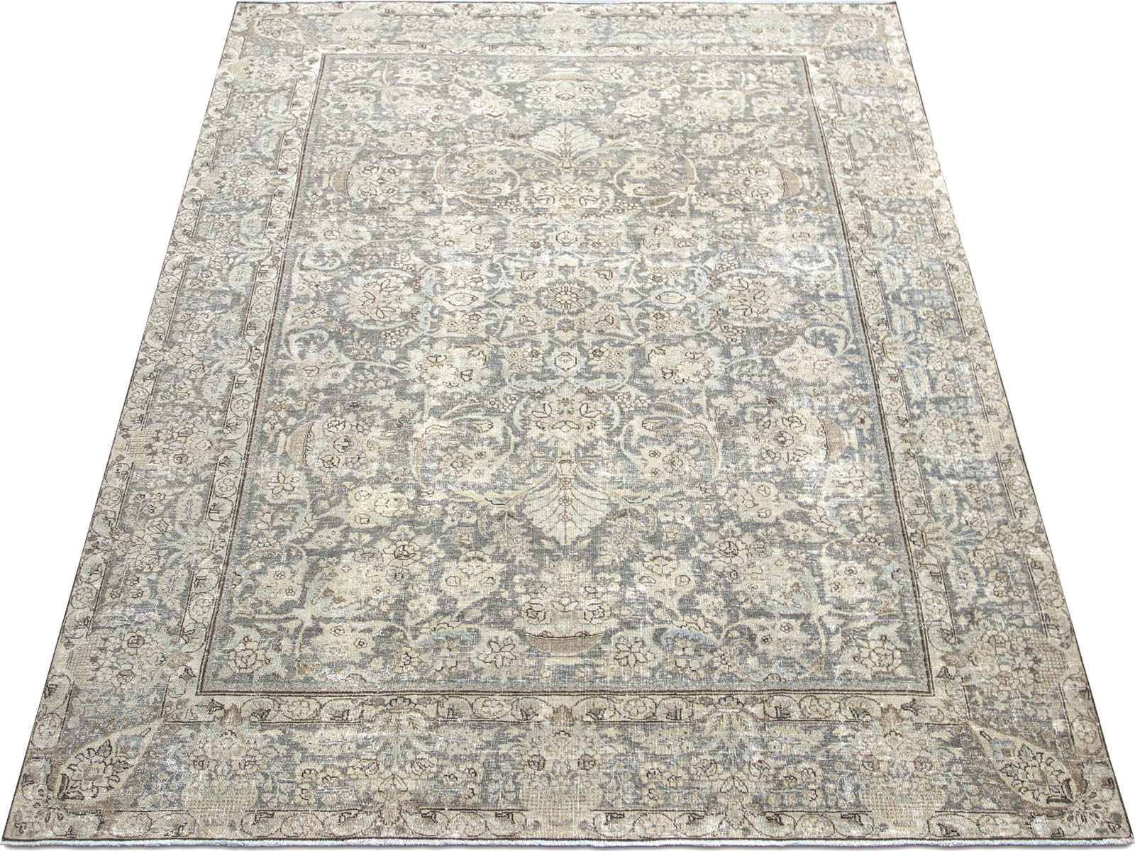Semi Antique Persian Tabriz Rug - 7'5" x 10'8"