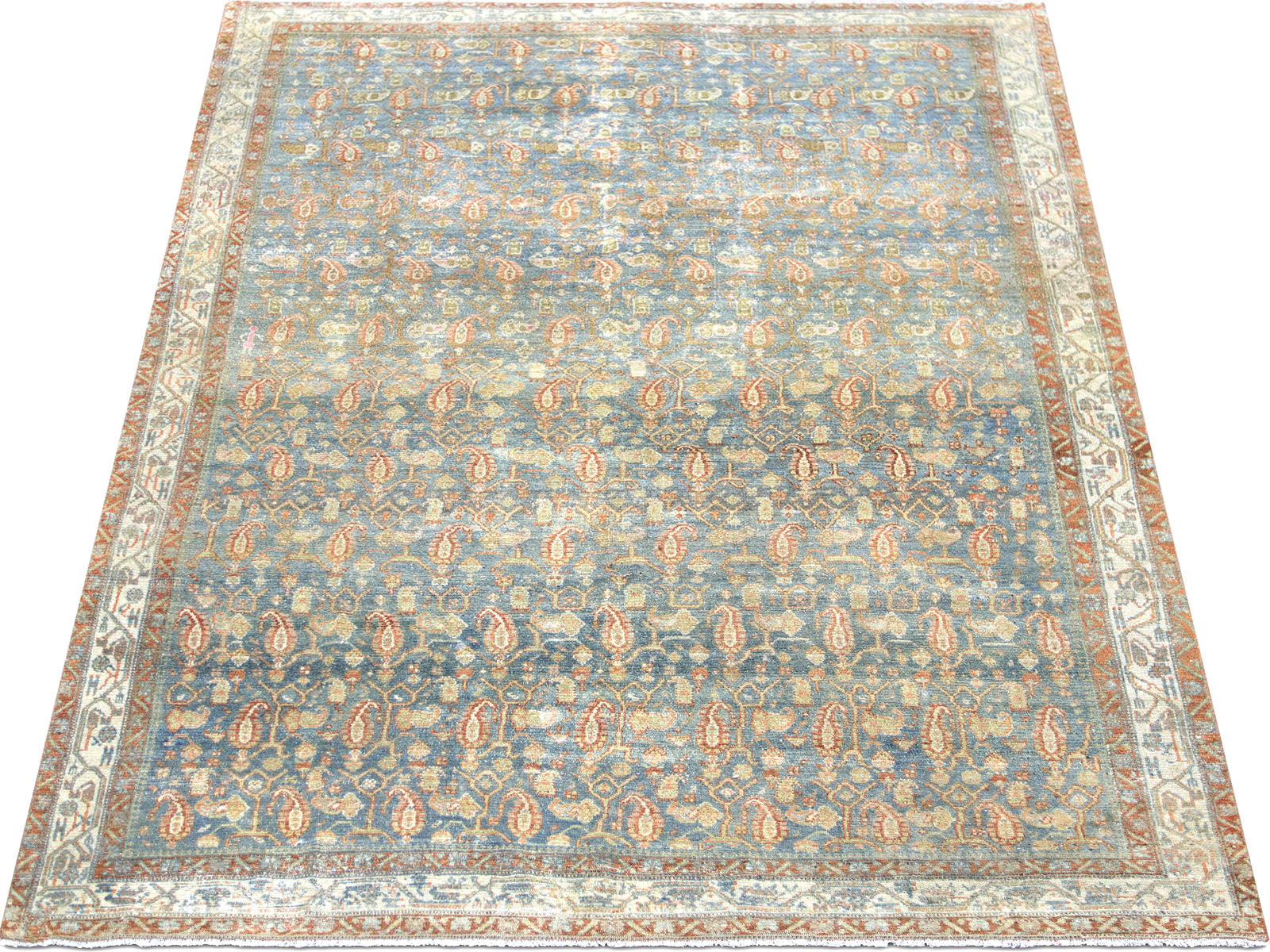 Antique Persian Melayer Rug - 6'6" x 10'5"