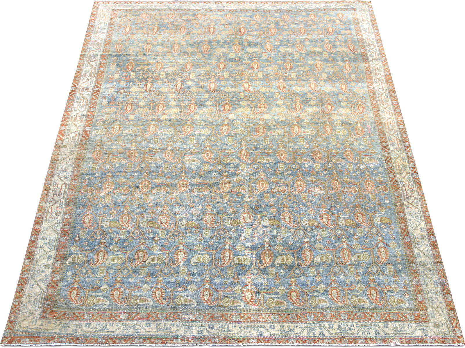 Antique Persian Melayer Rug - 6'6" x 10'5"